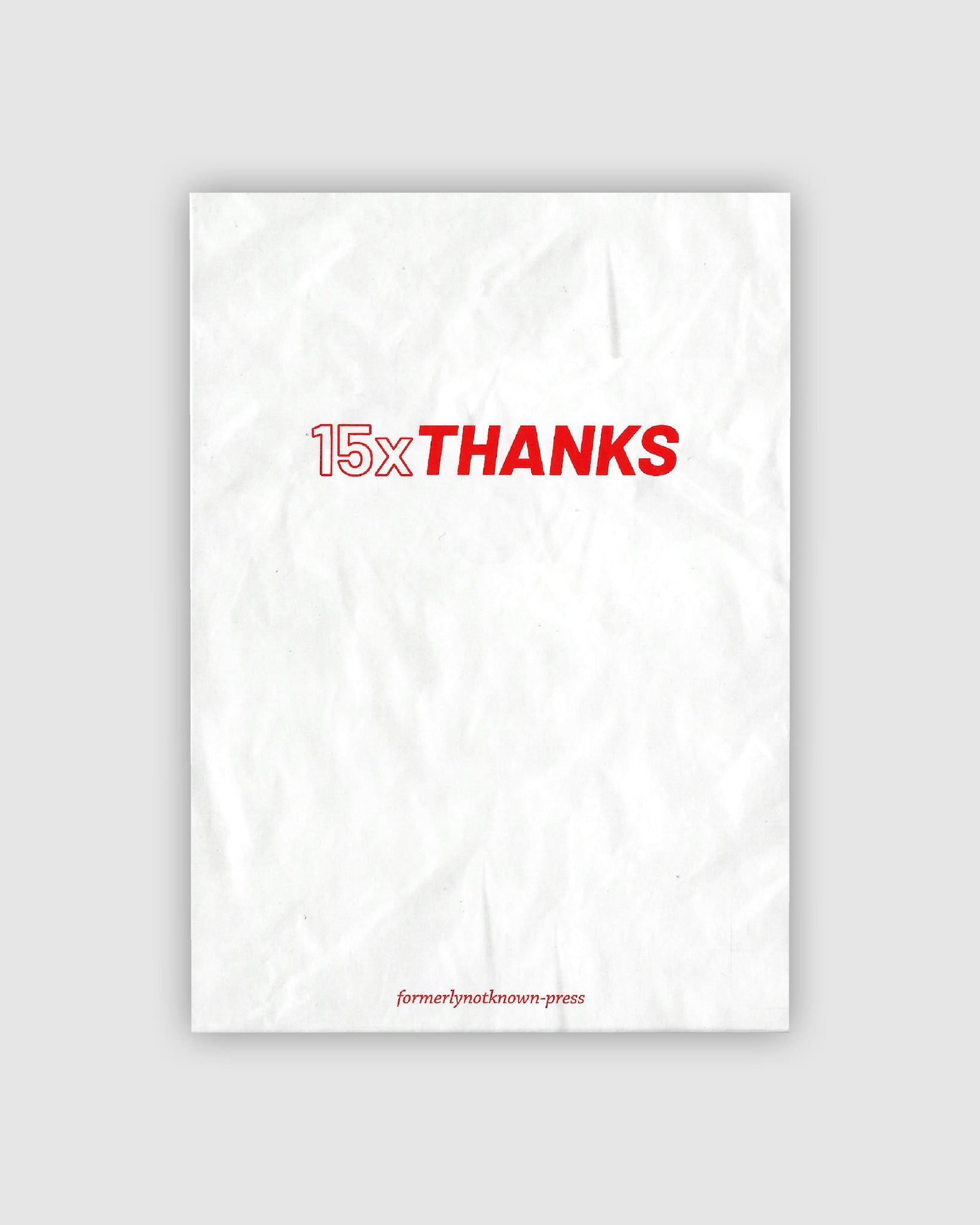 15xTHANKS Postcard Set – formerlynotknown-press